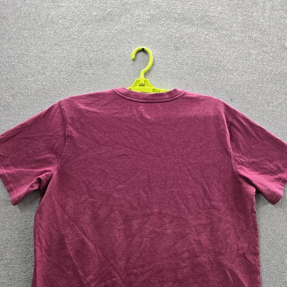 Carhartt Boy Shirt L (12-14) Pink K87 Pocket T-Shirt Logo Loose Short Sleeve‎